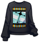 USA Cotton Surf Print Sweatshirt