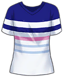 Multi-Stripe Crew Neck T-Shirt