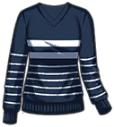 Pique Fabric Striped T-Shirt