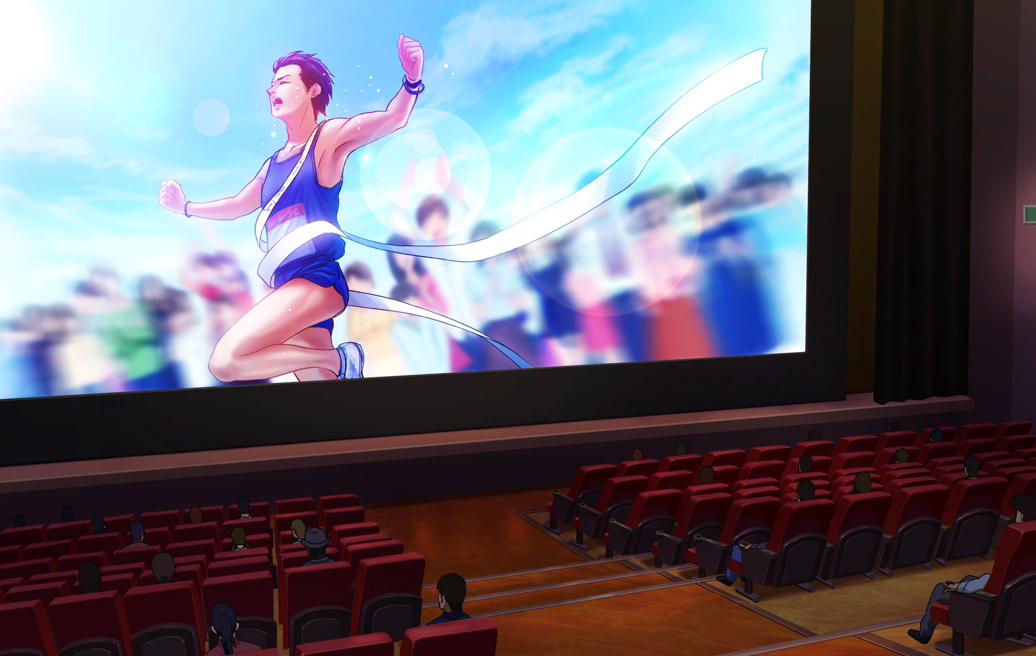 Movie scene for Cinema (Ekiden Boys)