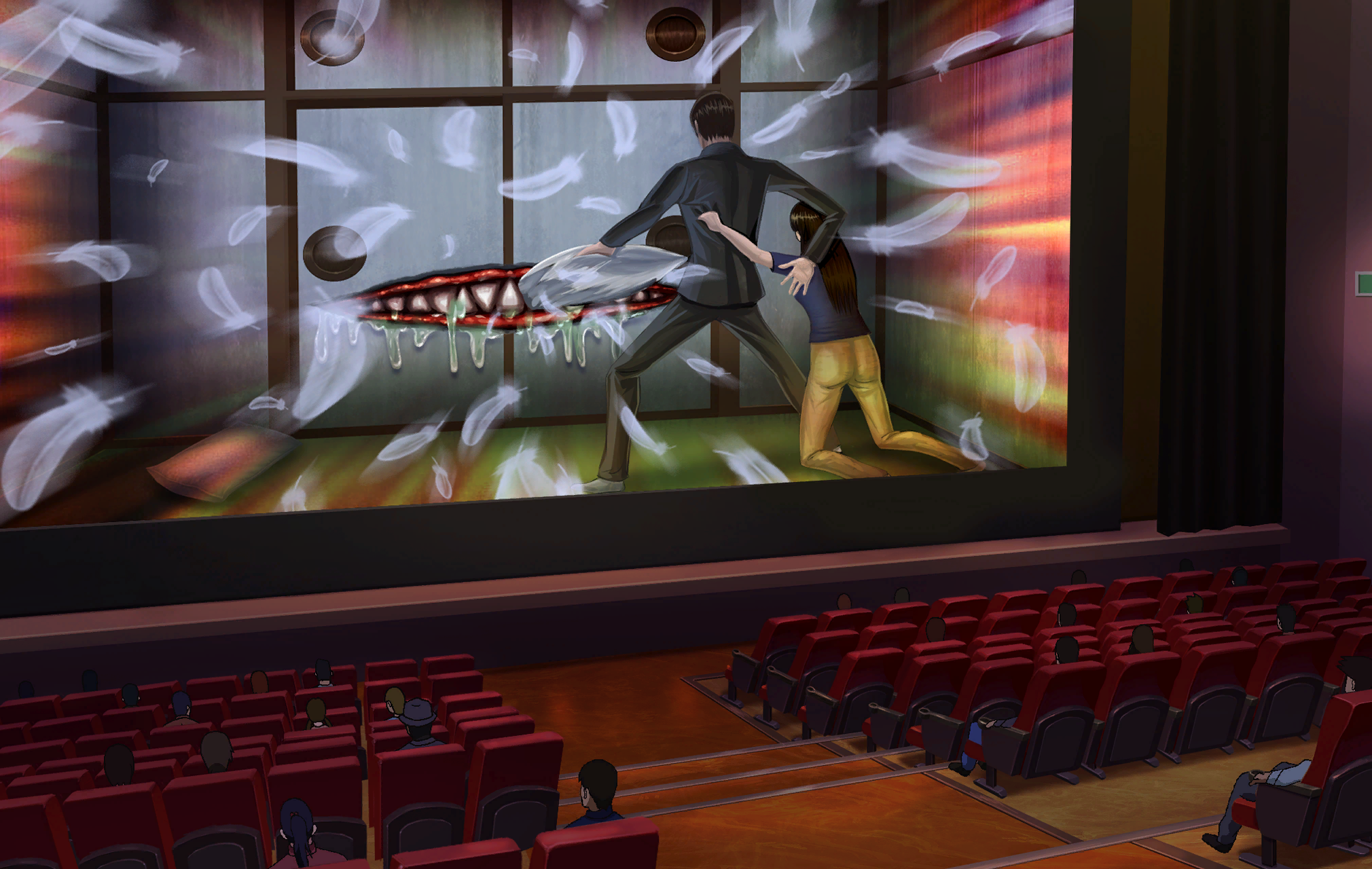 Movie scene for Cinema (OH!! Shiere)