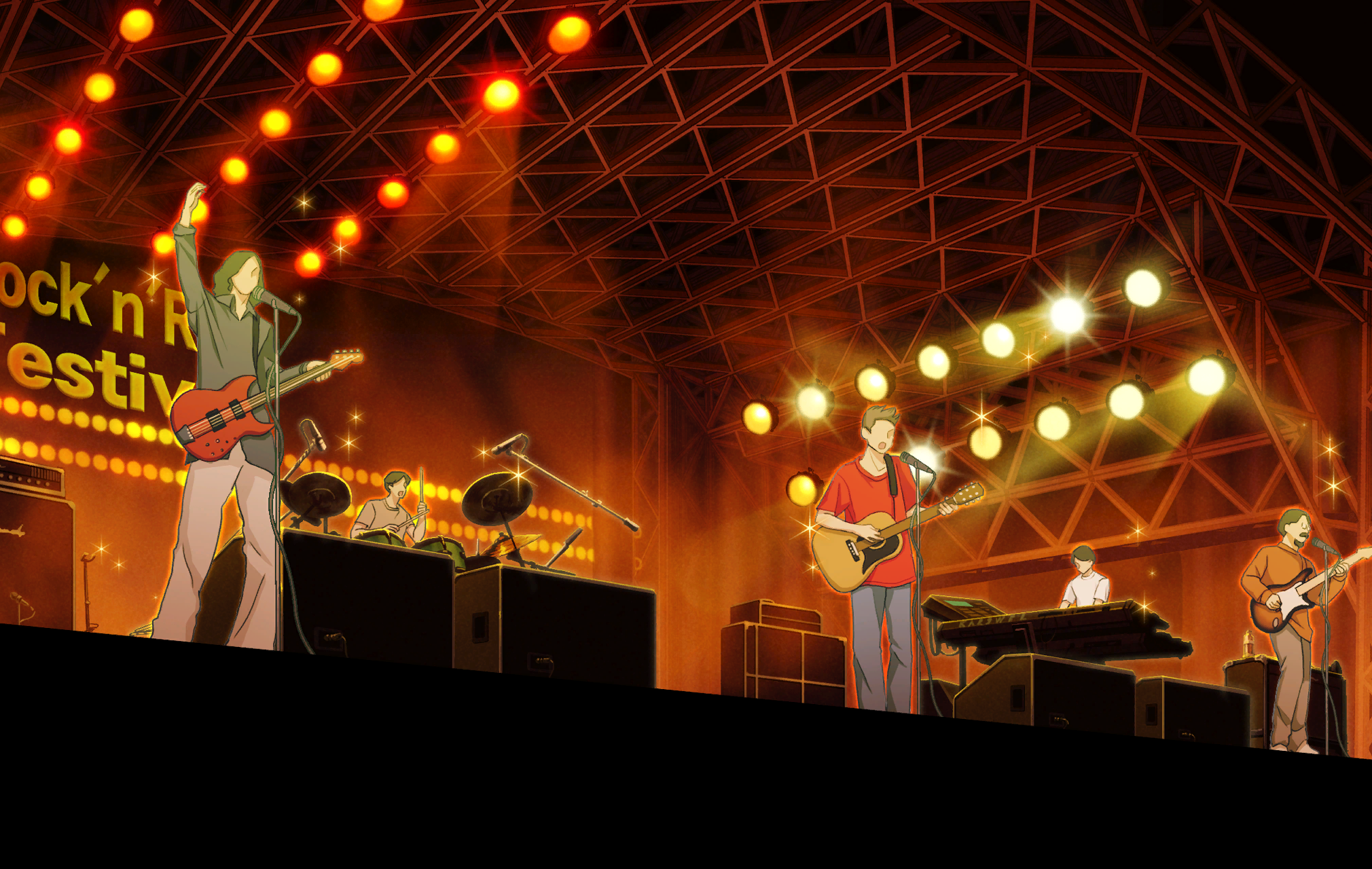 Event scene for Event Hall (Habataki Rock Festa)