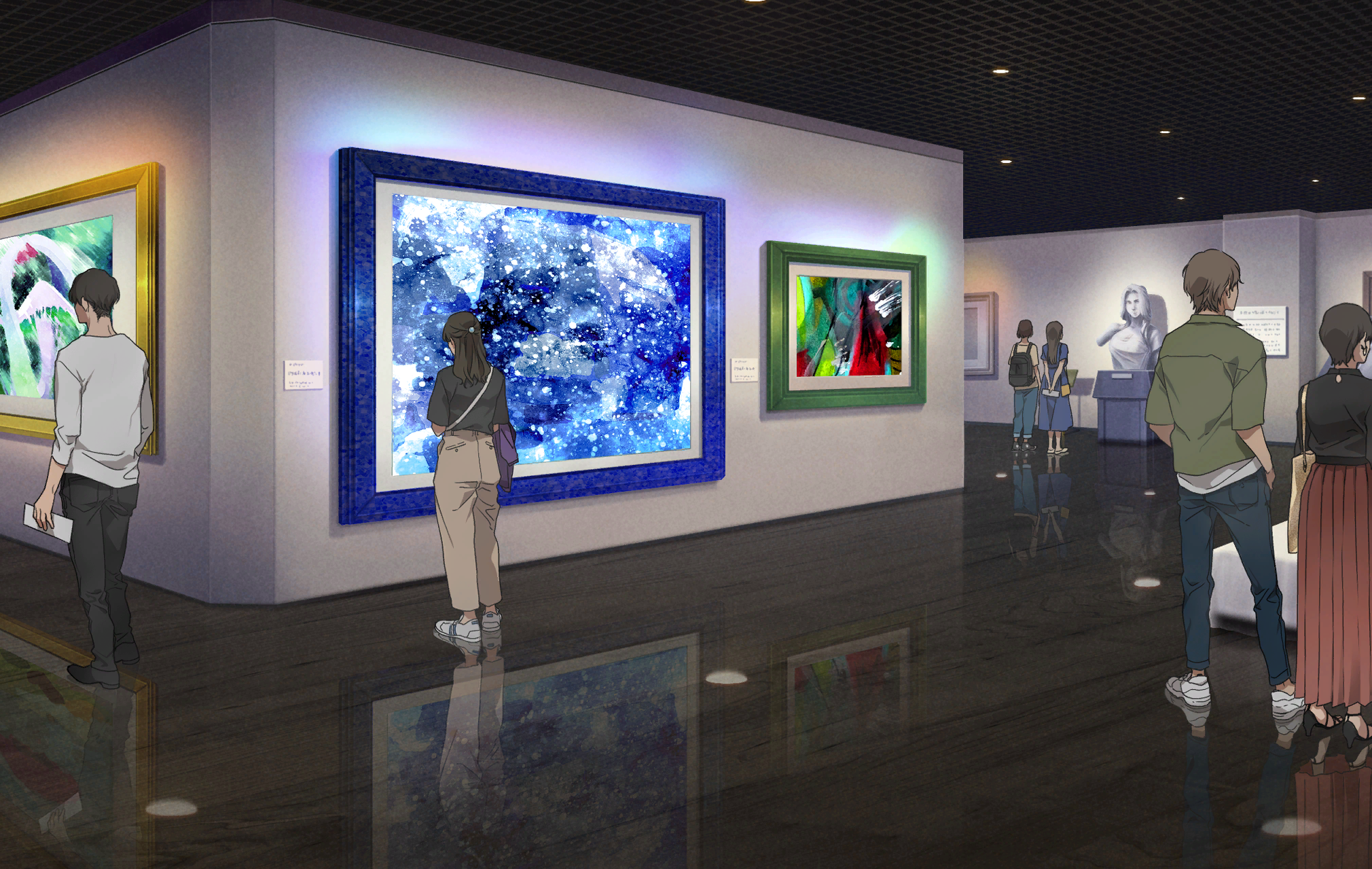 Museum exhibit for Museum (Three Primary Colors Exhibition)