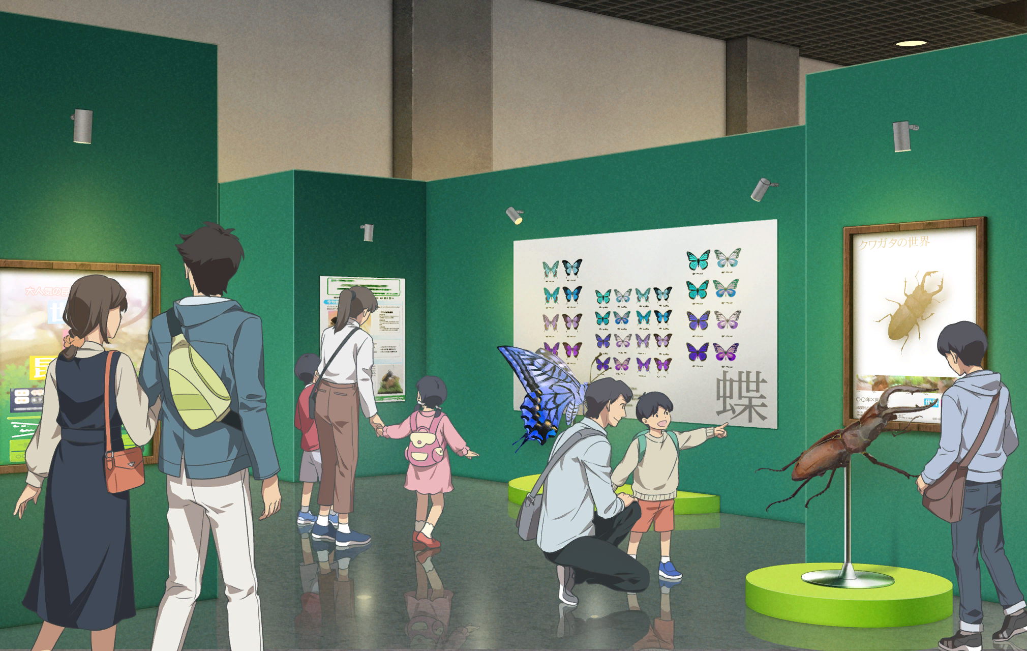 Museum exhibit for Museum (Insect Exhibition)