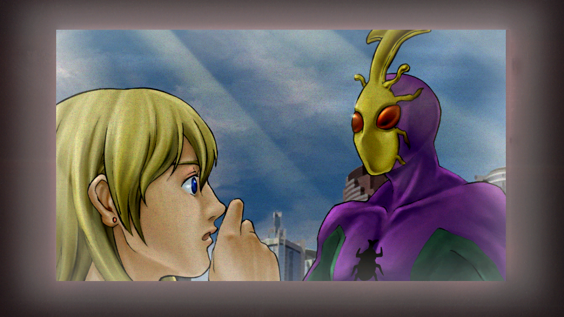 Movie scene for Beetle Man