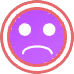 Frowning face